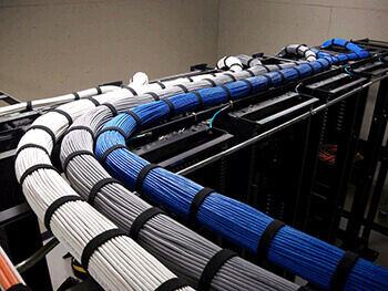 Custom structured cabling project at a client facility