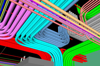 3D BIM model diagram